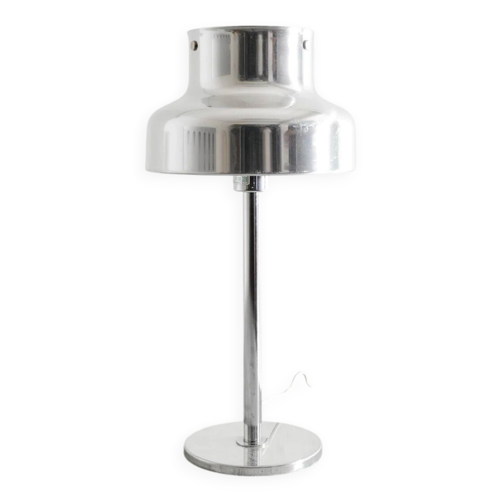 Lampe de bureau en chrome "Bumling" des années 1960 par Anders Pehrs, style scandinave du milieu du siècle.