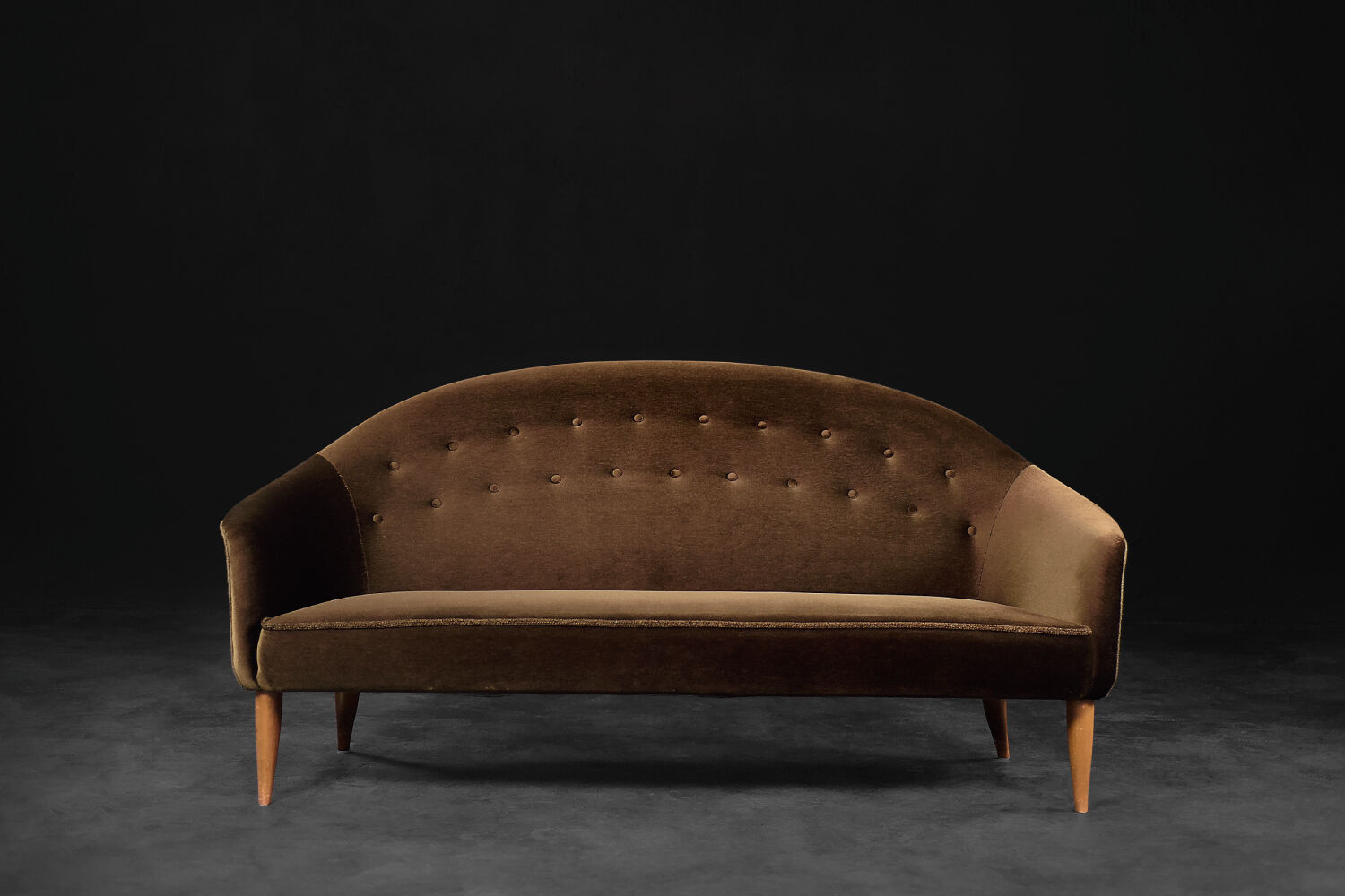Vintage mid-century scandinavian modern paradiset sofa by kerstin hörlin-holmquist for nk