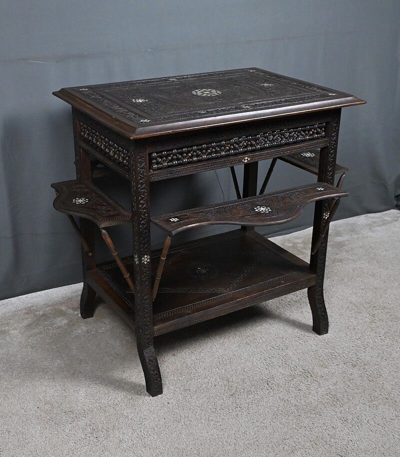 Syrian walnut table – late 19th century