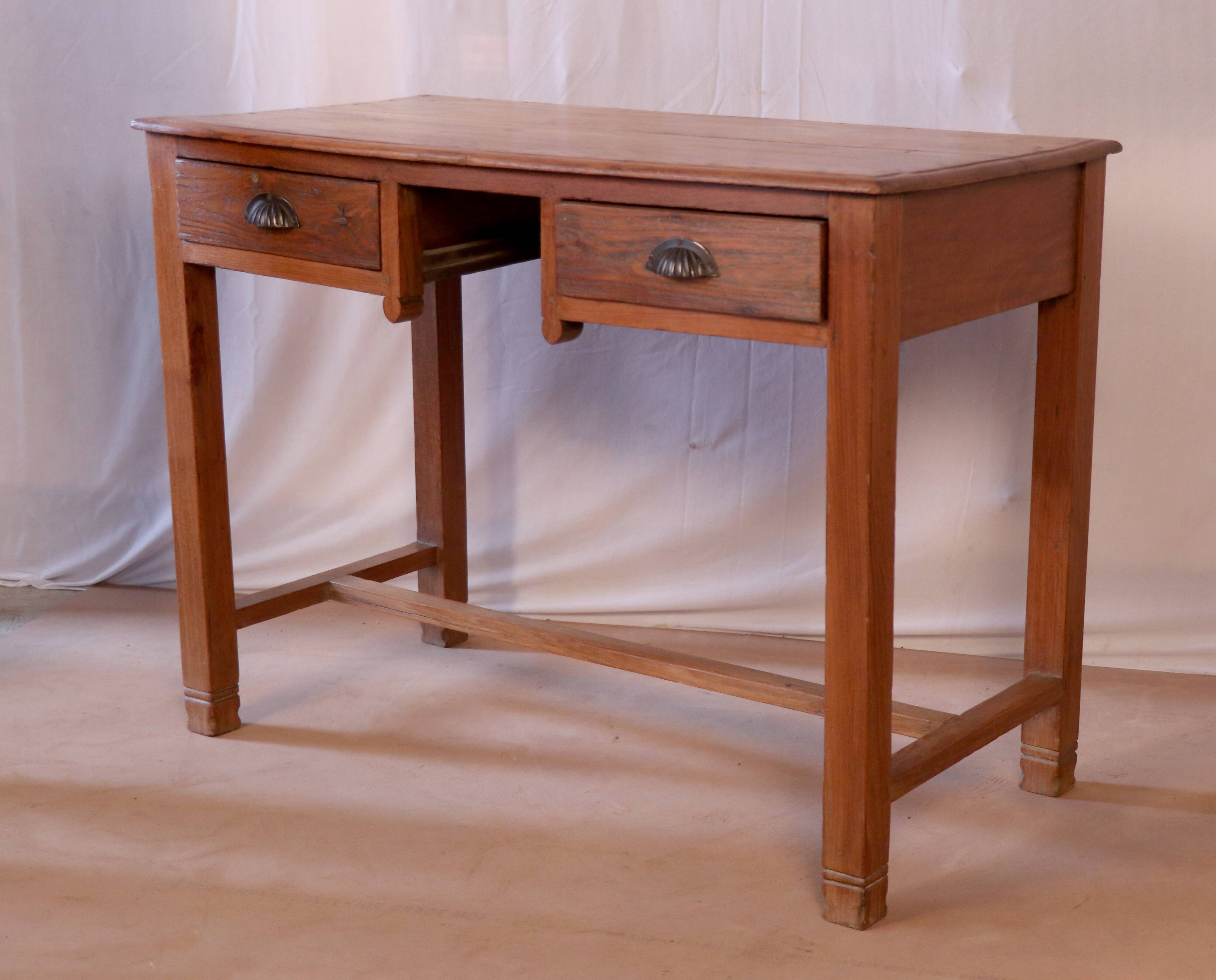 Old desk Burmese teak