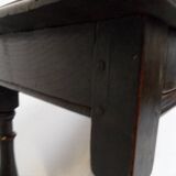 Table d'appoint antique en chêne