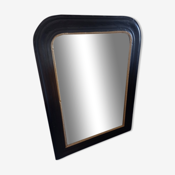 Louis Philippe style mirror black and gold
