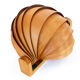 Pine veneer wall lamp/visor light by Translandia. Denmark 1960s