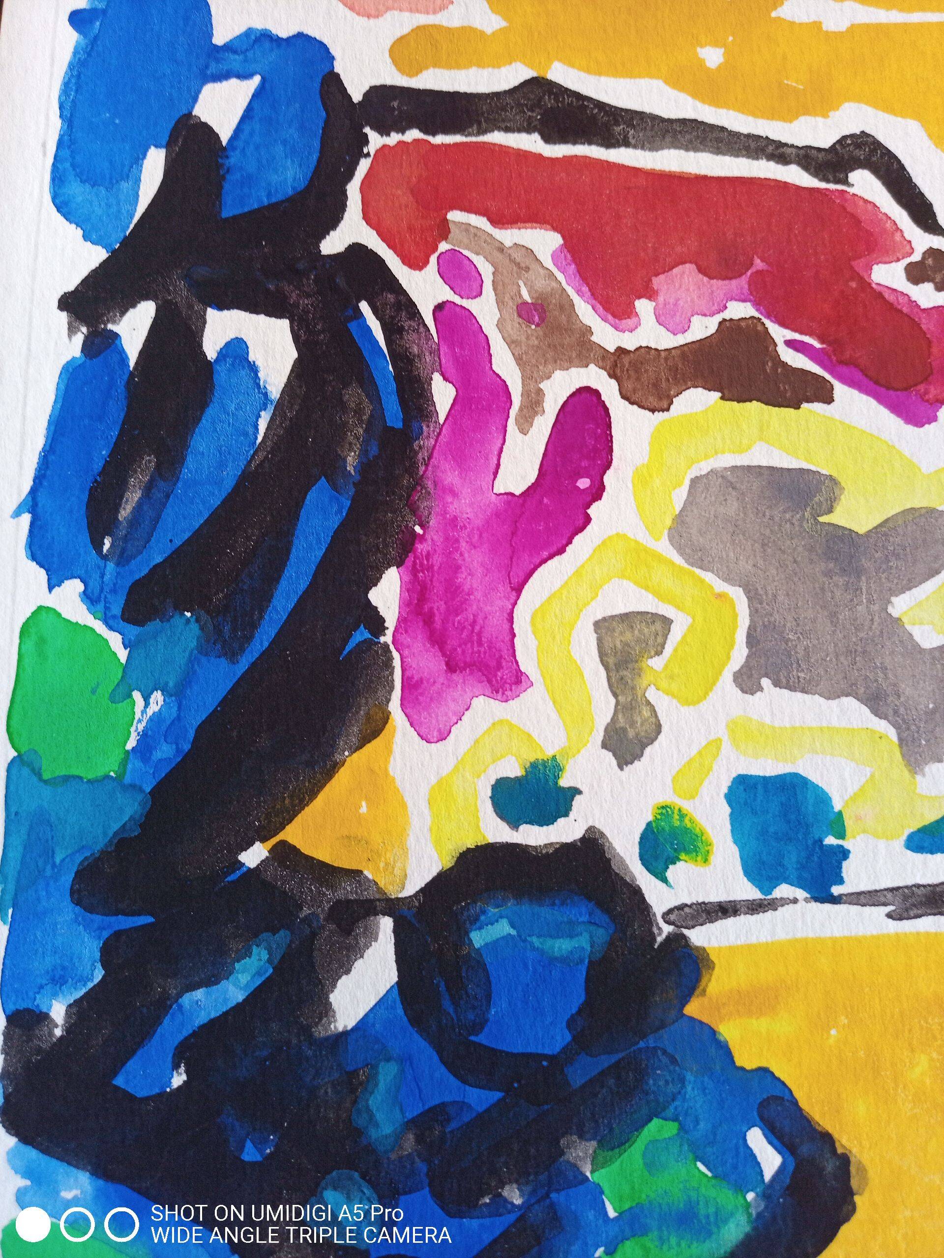 Pierre Lacroux (1909-1993) Gouache on paper 24 x 32 cm - from 1989 - (313)