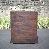 Napoleon III upholstered wooden chest, storage chest, interior decoration