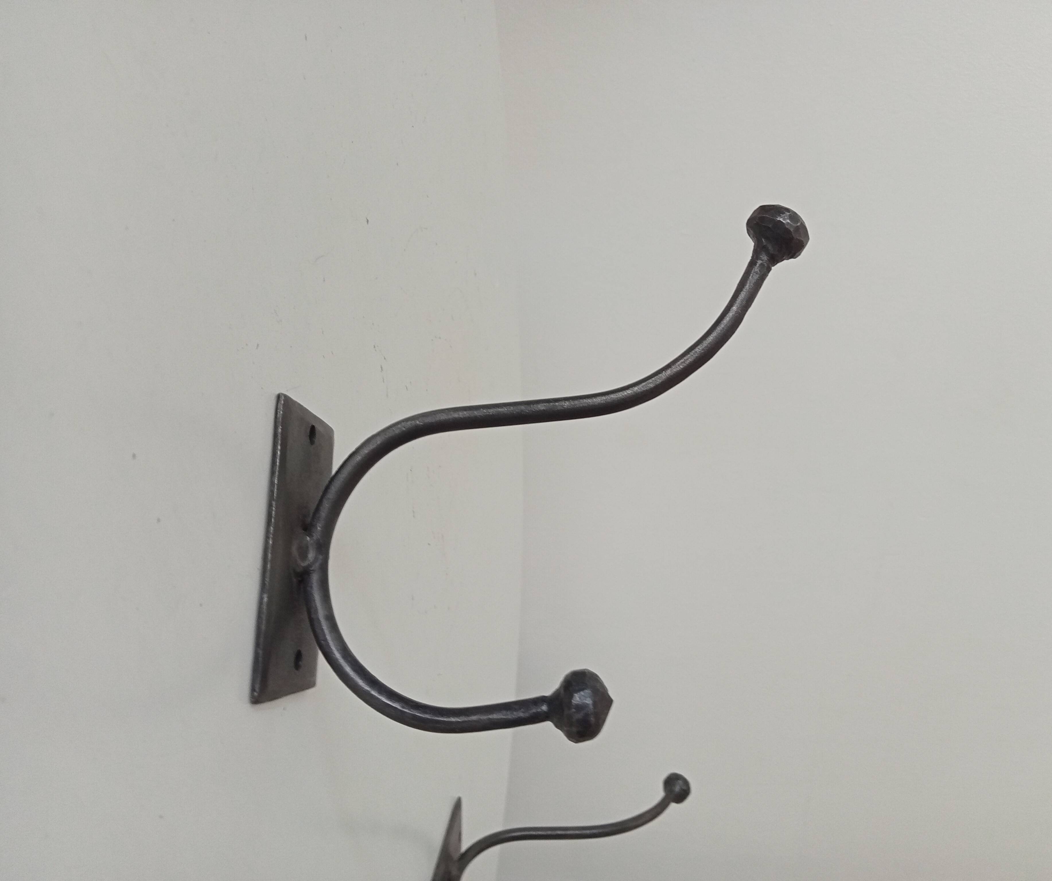 Brutalist coat rack pair