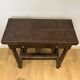 Portuguese Table with Folding Top in Walnut with Detached Columns and Stretcher