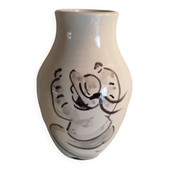 Vase bretagne poterie vernissée