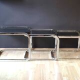 3 Table Chrome Design 70s'
