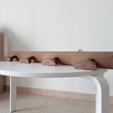 Vintage wall coat rack pop art