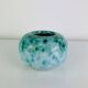 Art Deco ceramic vase Elchinger, speckled green