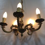 5-light bronze chandelier