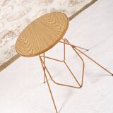 Table d'appoint porte-revues vintage