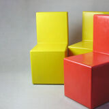 Chaise tetris Wavin design