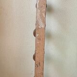 Wooden wall coat rack with 8 hooks