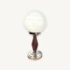 Lampe vintage Art Déco globe Clichy