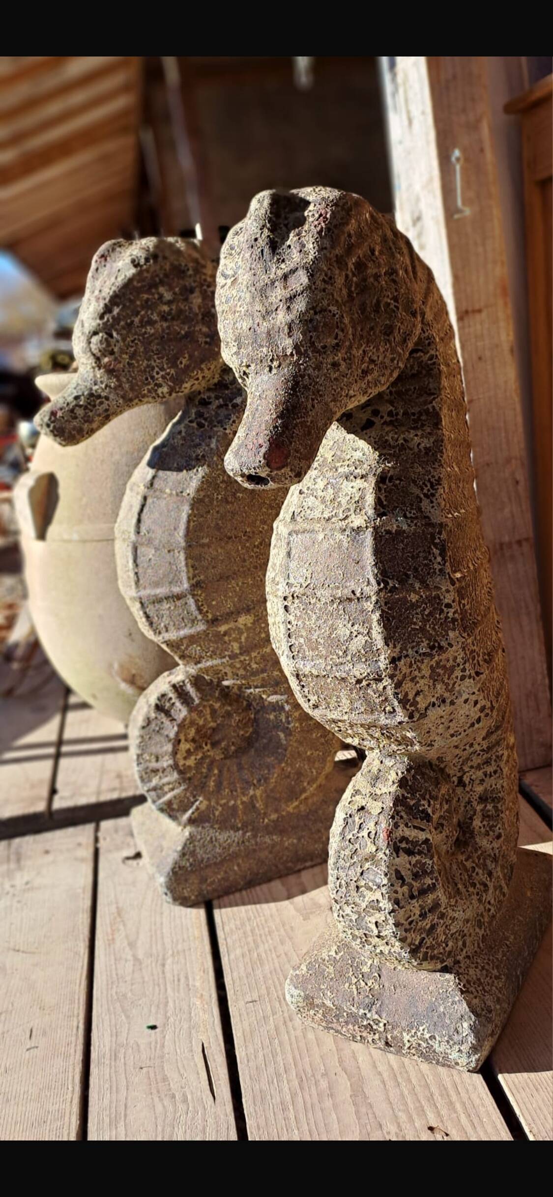 Pairs of Seahorse Statues