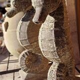 Pairs of Seahorse Statues