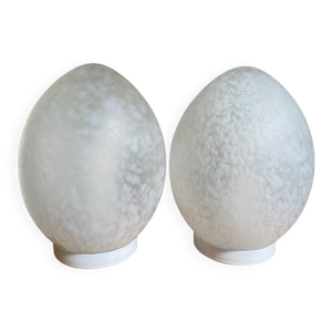 lampes œufs vintage