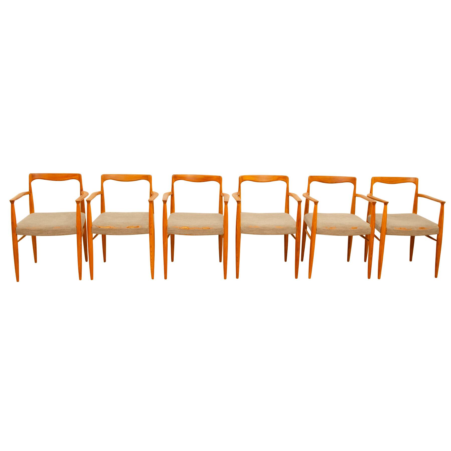 Chaises de salle à manger de style scandinave par Sedláček & Vyčítal, Tchécoslovaquie, années 1970