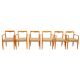 Chaises de salle à manger de style scandinave par Sedláček & Vyčítal, Tchécoslovaquie, années 1970