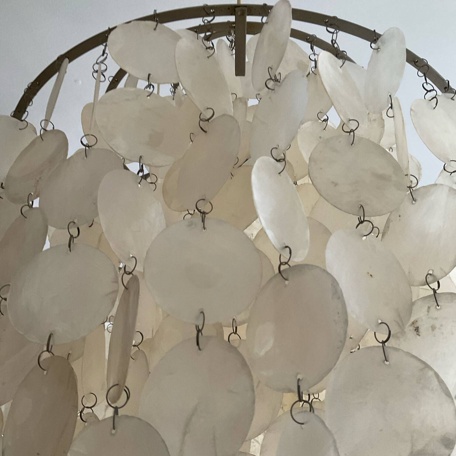 Lustre Verner Panton Fun 1DM suspension en nacre