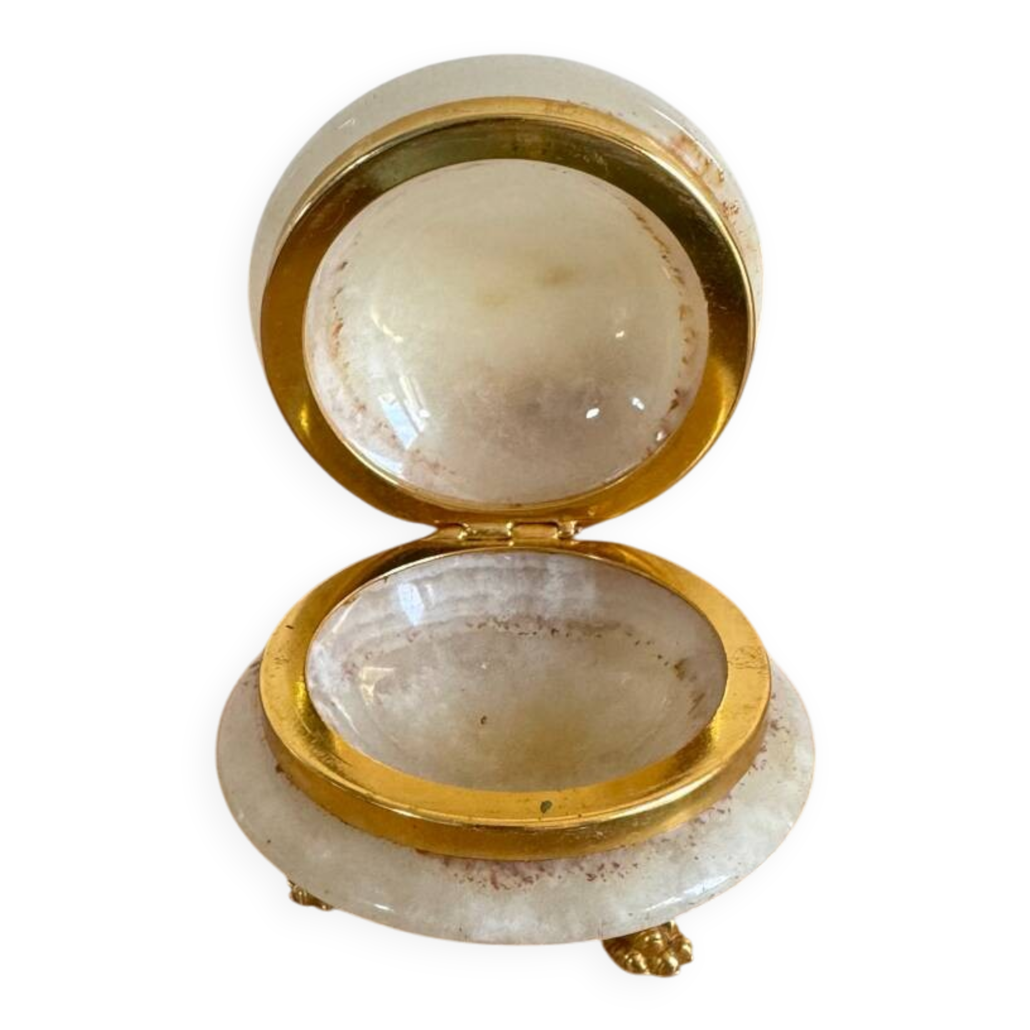 Boîte onyx laiton