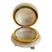 Boîte onyx laiton