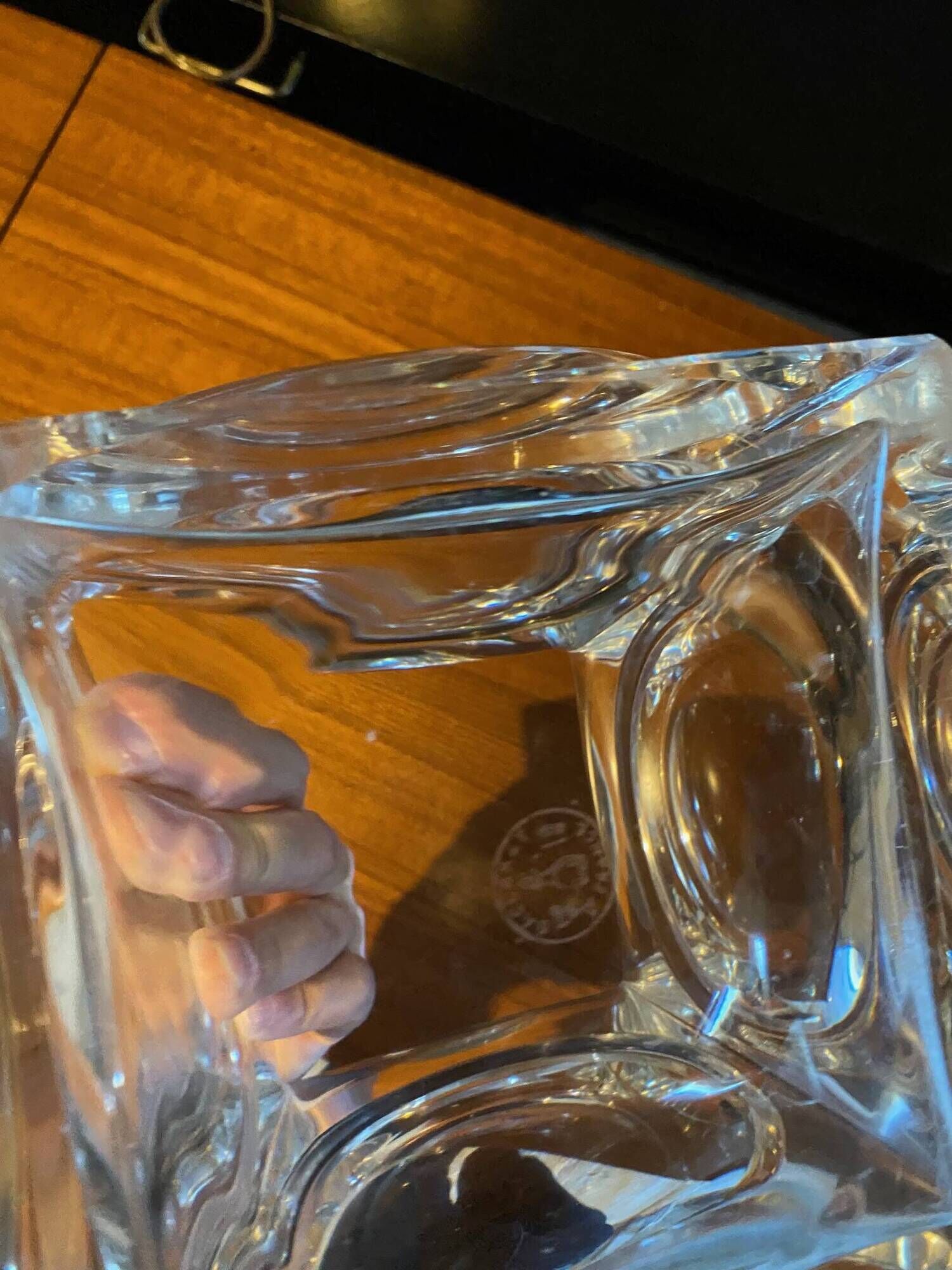 Photophore Baccarat vintage