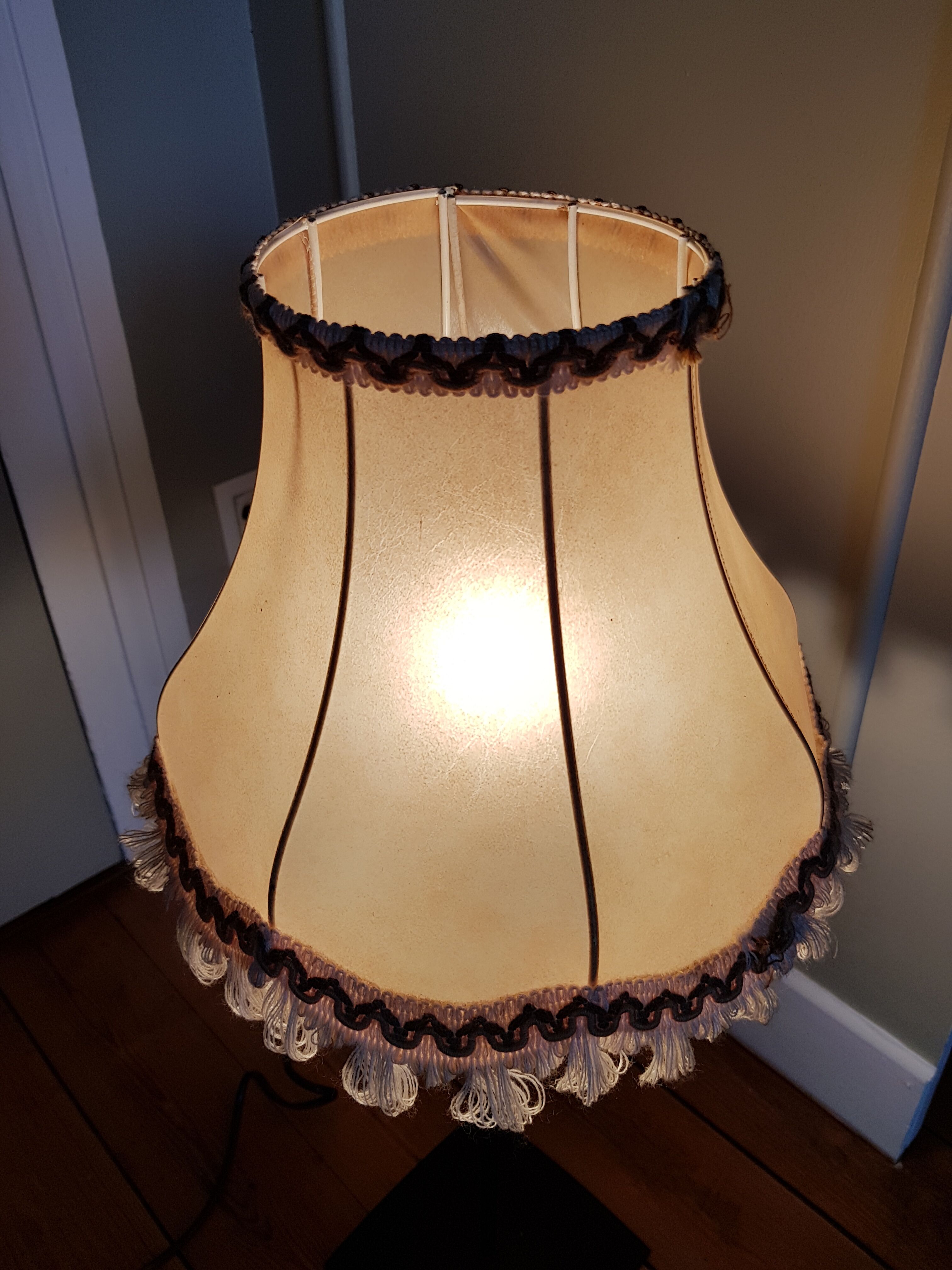 Vintage celluloid lampshade