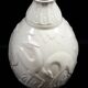 Art Deco vase with 6 deer in earthenware – C. Catteau Boch Frères La Louvière
