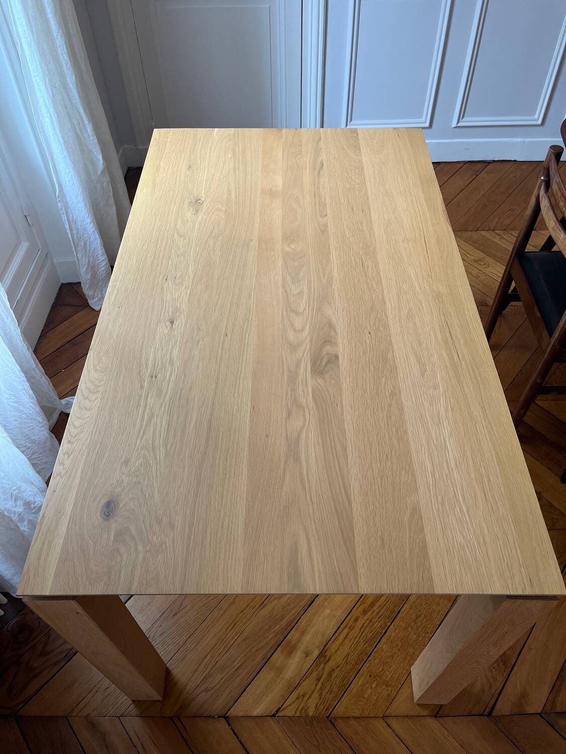 Table de salle à manger ethnicraft en chêne massif