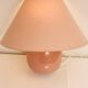Vintage IKEA 80s sconce. A wall mounted lamp classic semi-round in pink