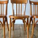 Set of 3 Luterma bistro chairs 50s