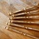 Set of 6 melon forks, cake forks