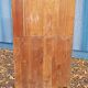 Old Art Deco radio cabinet in Burmese teak
