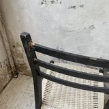 Black Italian rope chairs