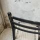 Black Italian rope chairs