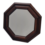 Octagonal wood mirror year 60