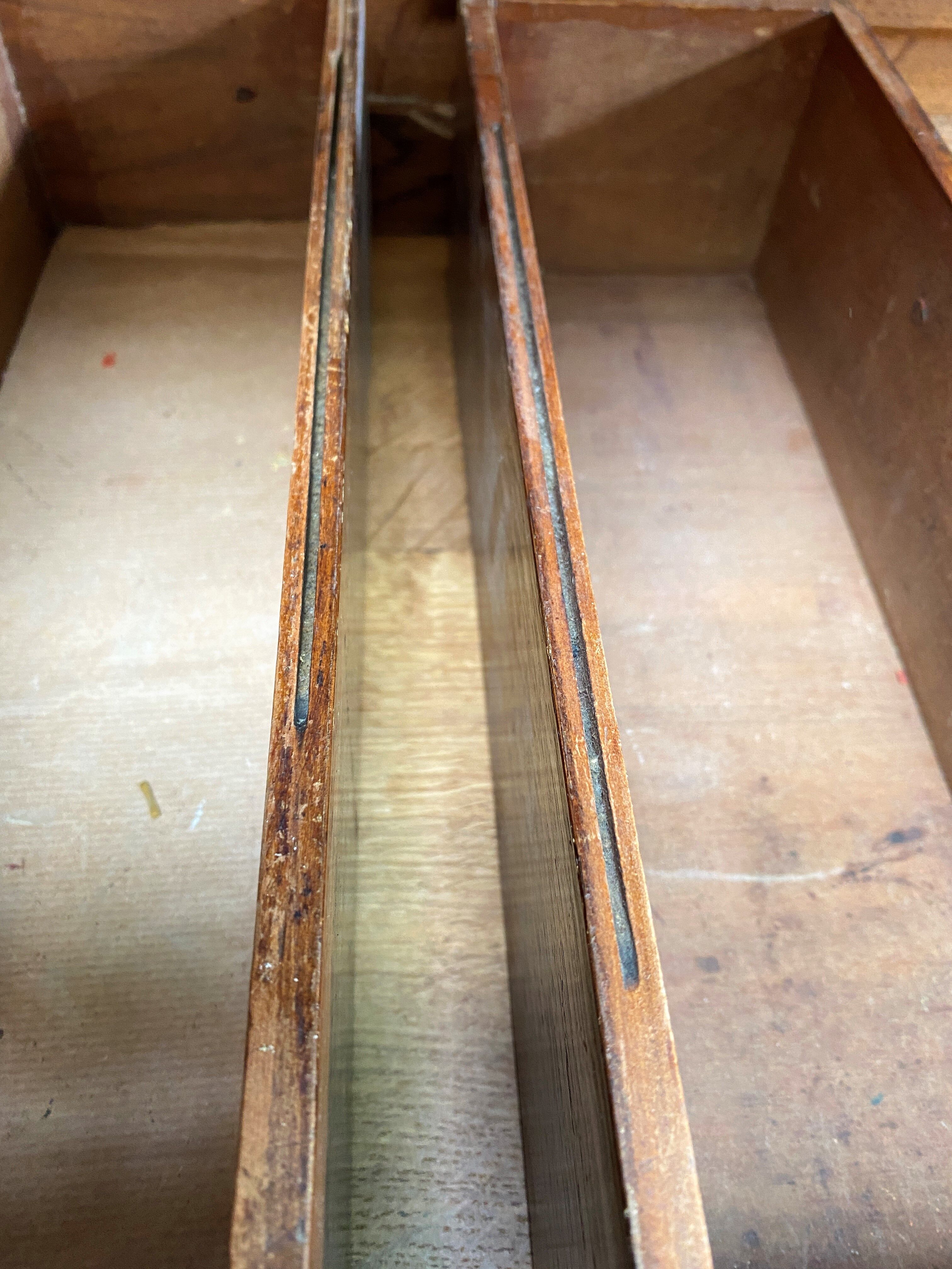 2 old furniture drawers 40s