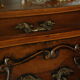 Louis XV style walnut tomb chest of drawers, 20th century