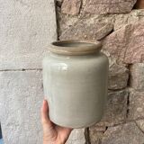 Old stoneware pot, diameter 19cm