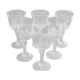 Set of 6 crystal water glasses from ARQUES. AUTEUIL model