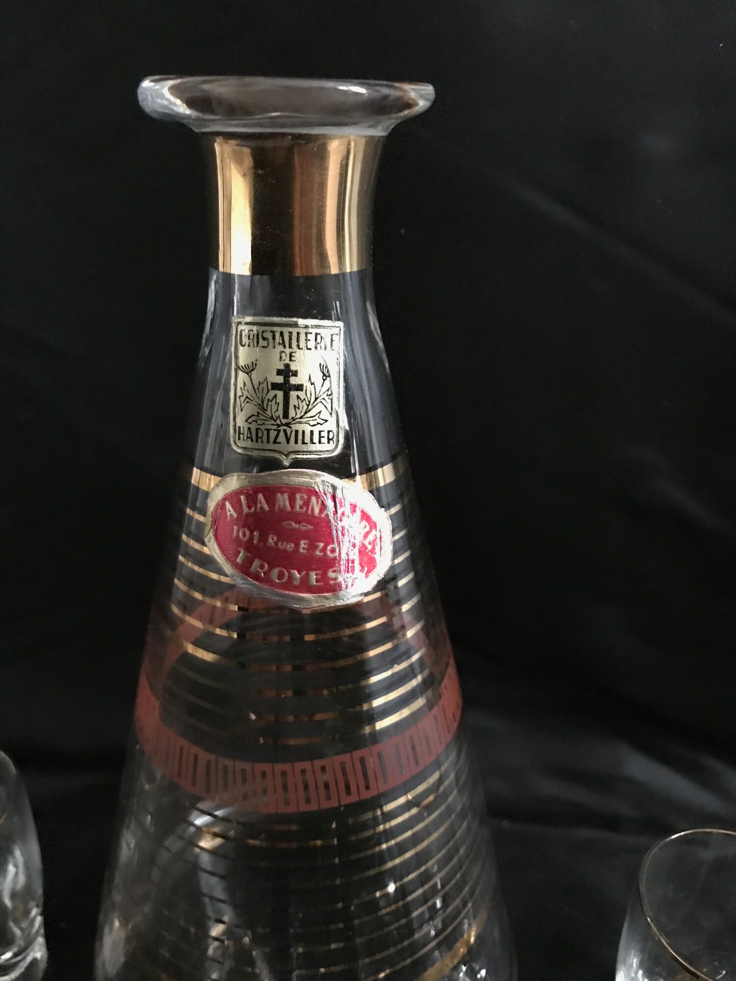 Liquor service, Hartzviller Crystal