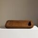 Sculpted teak bowl, France, circa 1960