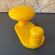 Coat rack yellow hook year 70/80 Italy