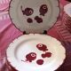 12 assiettes plates Salins les bains