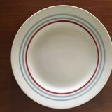 Deep dish and flat plate Moulin des Loups Stanislas model