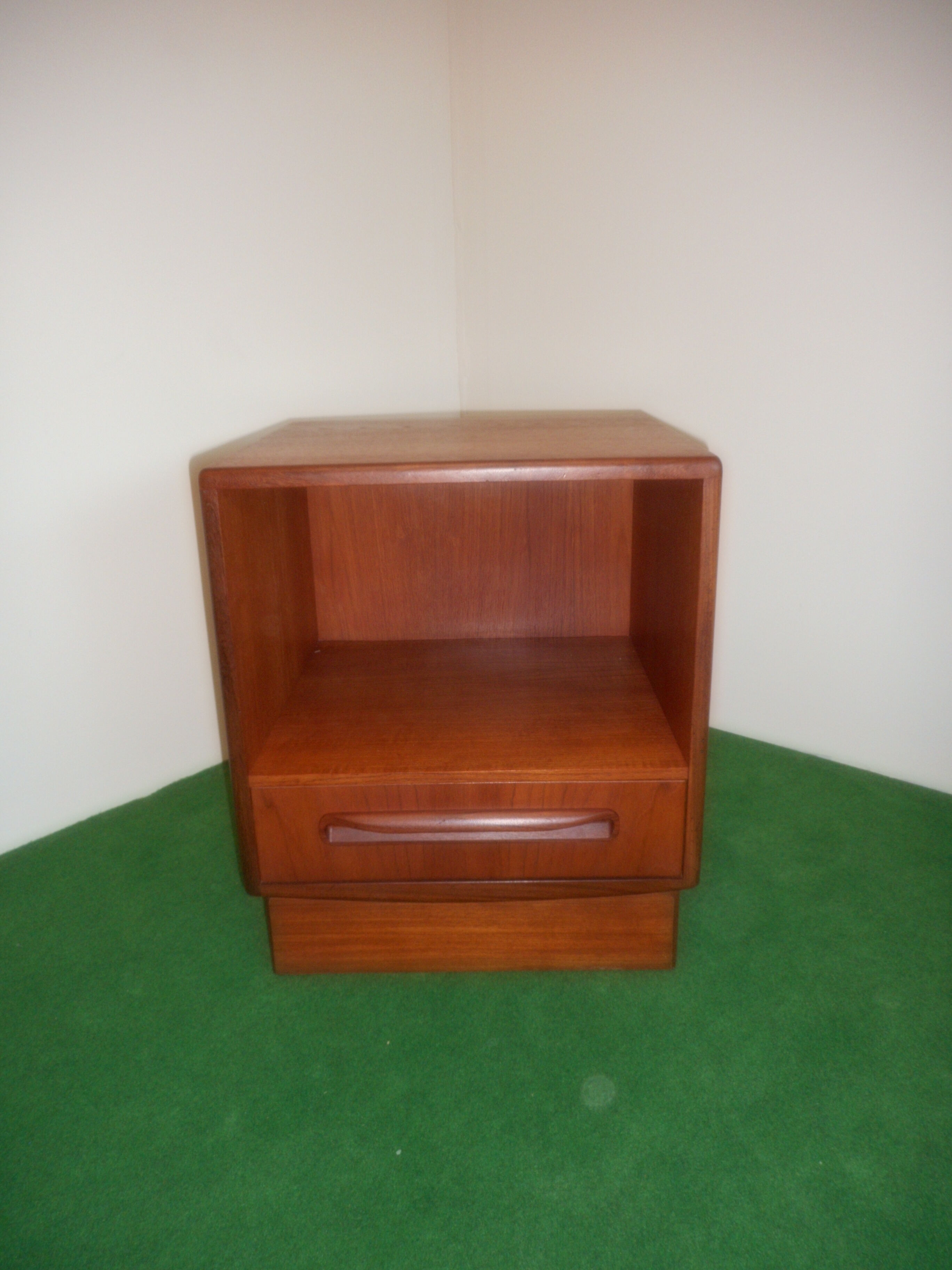 Vintage teak bedside