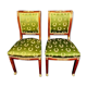 Paire de chaises Empire en acajou